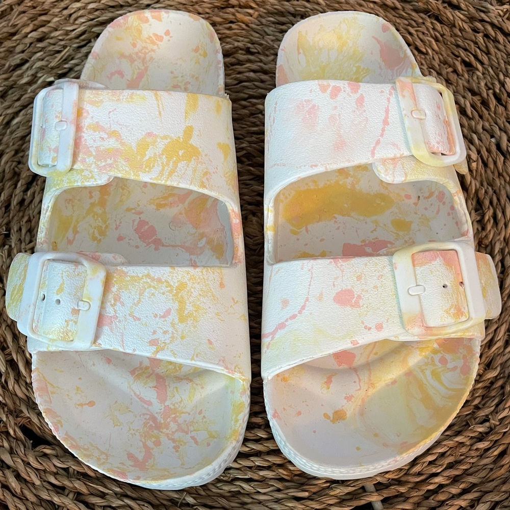 New Tie dye slides